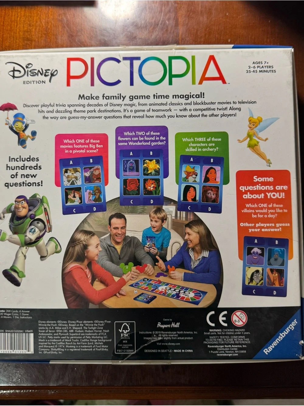 Ravensburger Pictopia Disney Edition Family Trivia Game - Multicolor